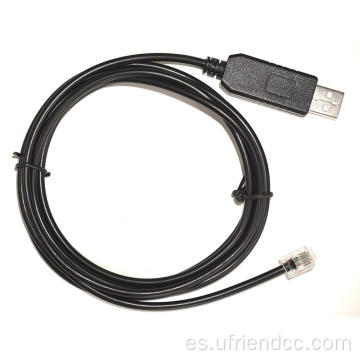 Adaptador USB a RJ11 RS232 al cable RJ12